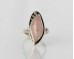 925er Silber Ring mit pinker Moosachatstein