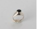 925er Silber Ring mit schwarzem Onyx